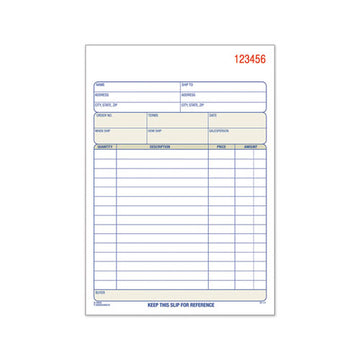TOPS™ Sales Order Book, Two-part Carbonless, 5.56 X 7.94, 1-page, 50 Forms freeshipping - TVN Wholesale